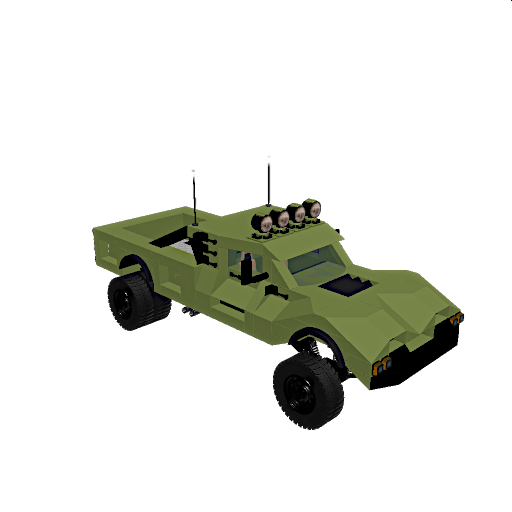 Sci-Fi Pick-Up Truck