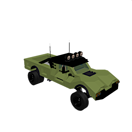 Sci-Fi Pick Up Truck (More Engines)