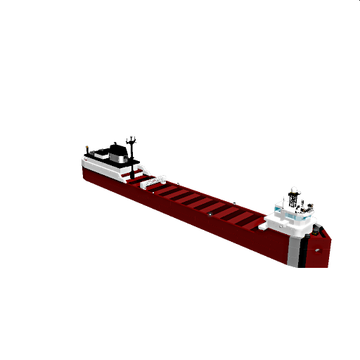 600 Complexity Great Lakes Freighter