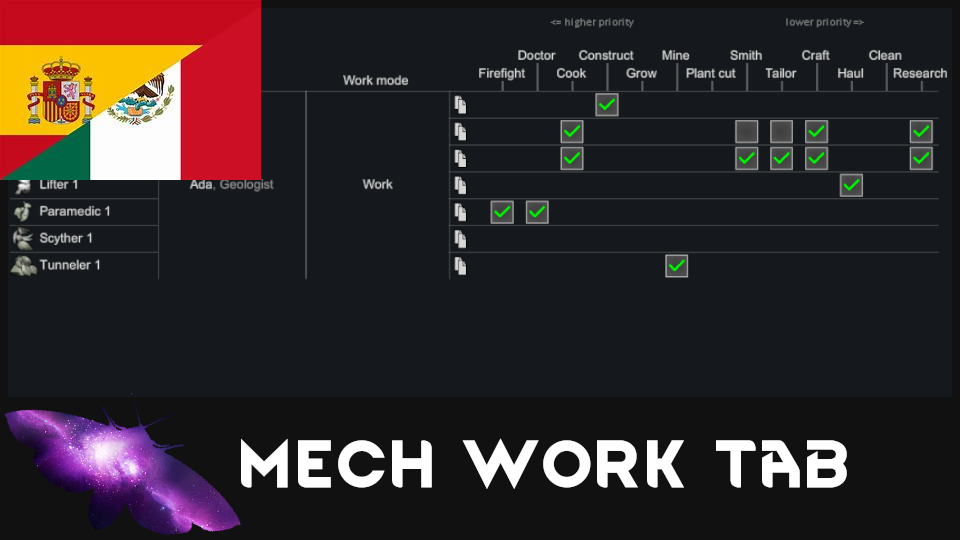 Mech Work Tab en Español