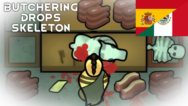 Butchering Drops Skeleton en Español