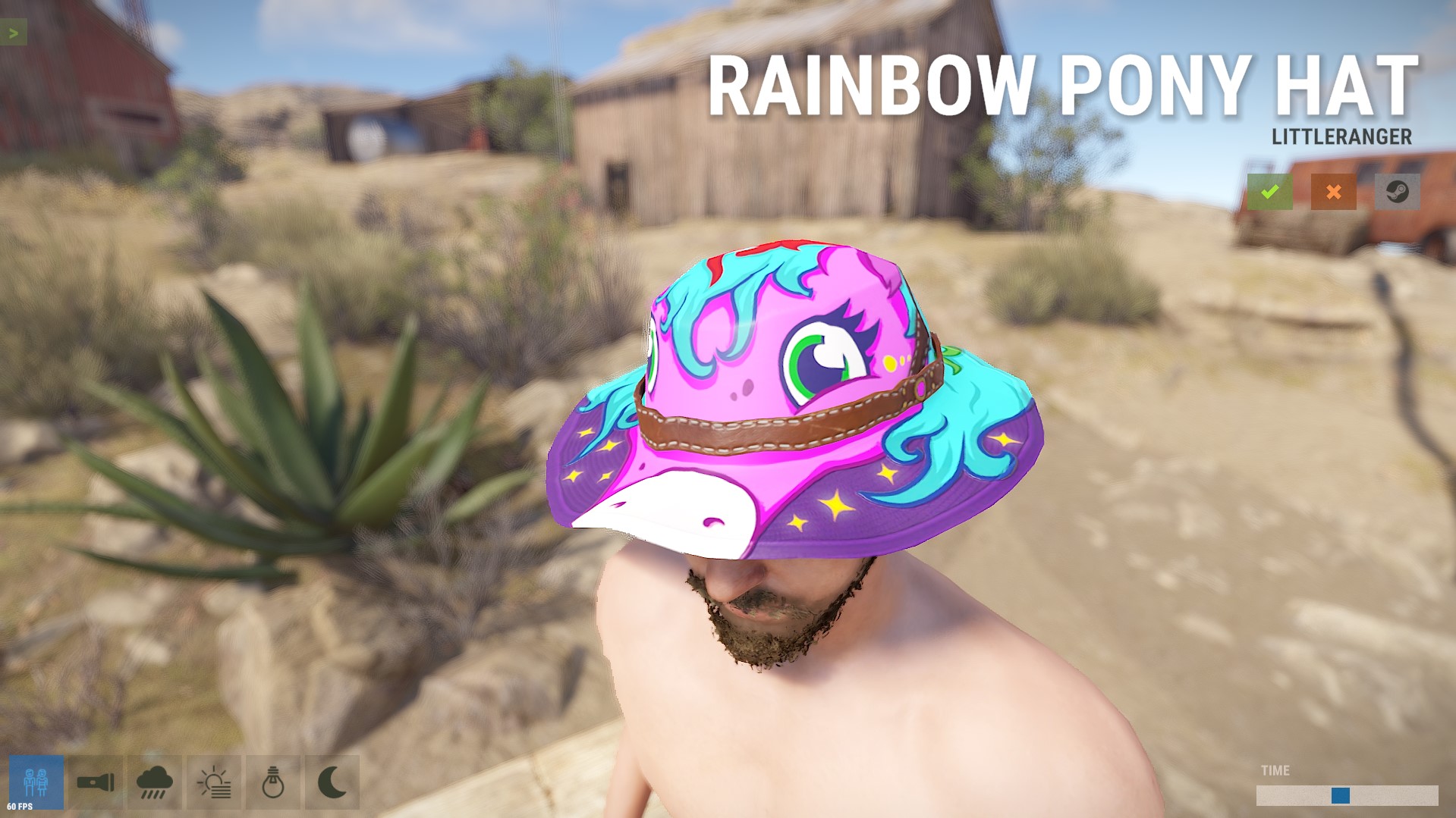 Rainbow Pony Boonie
