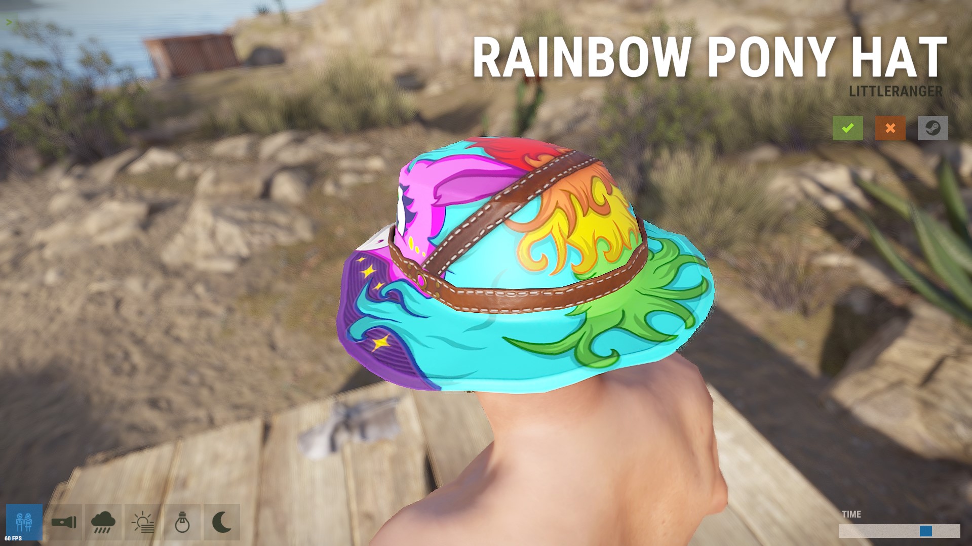 Rainbow Pony Boonie