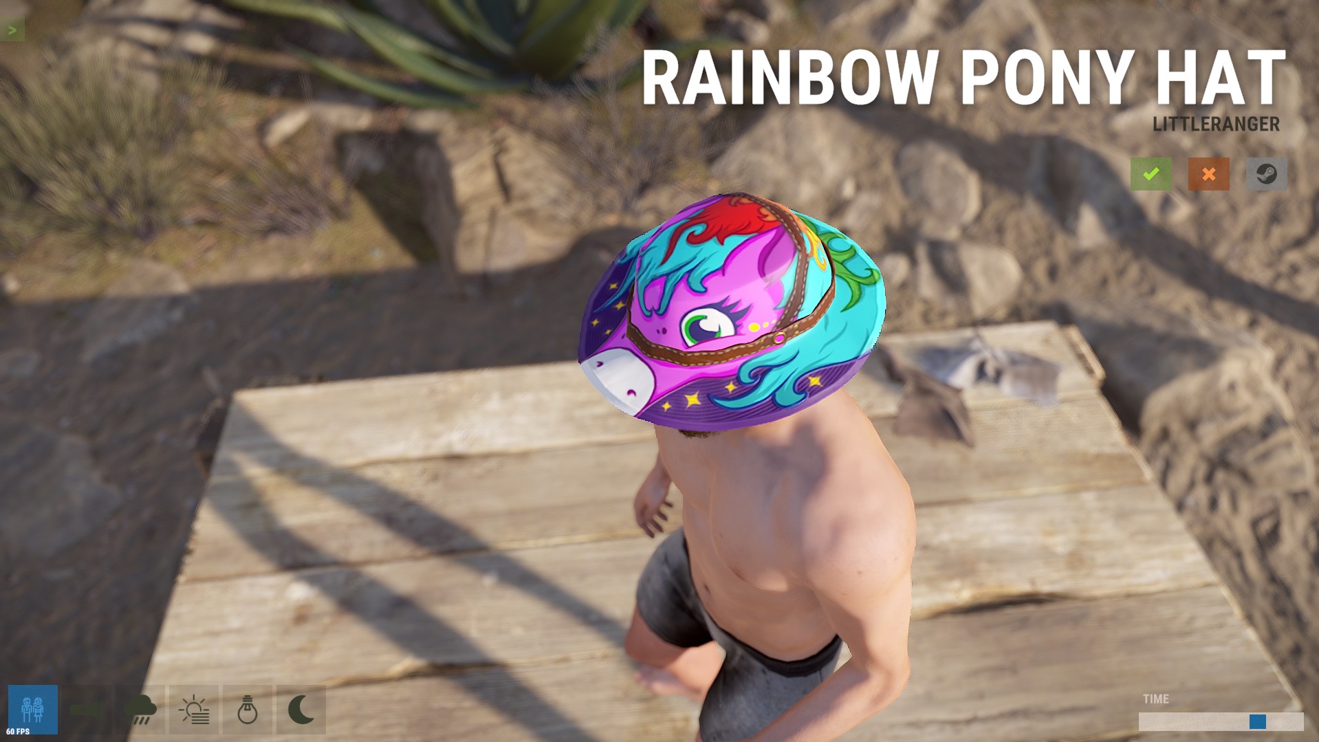 Rainbow Pony Boonie