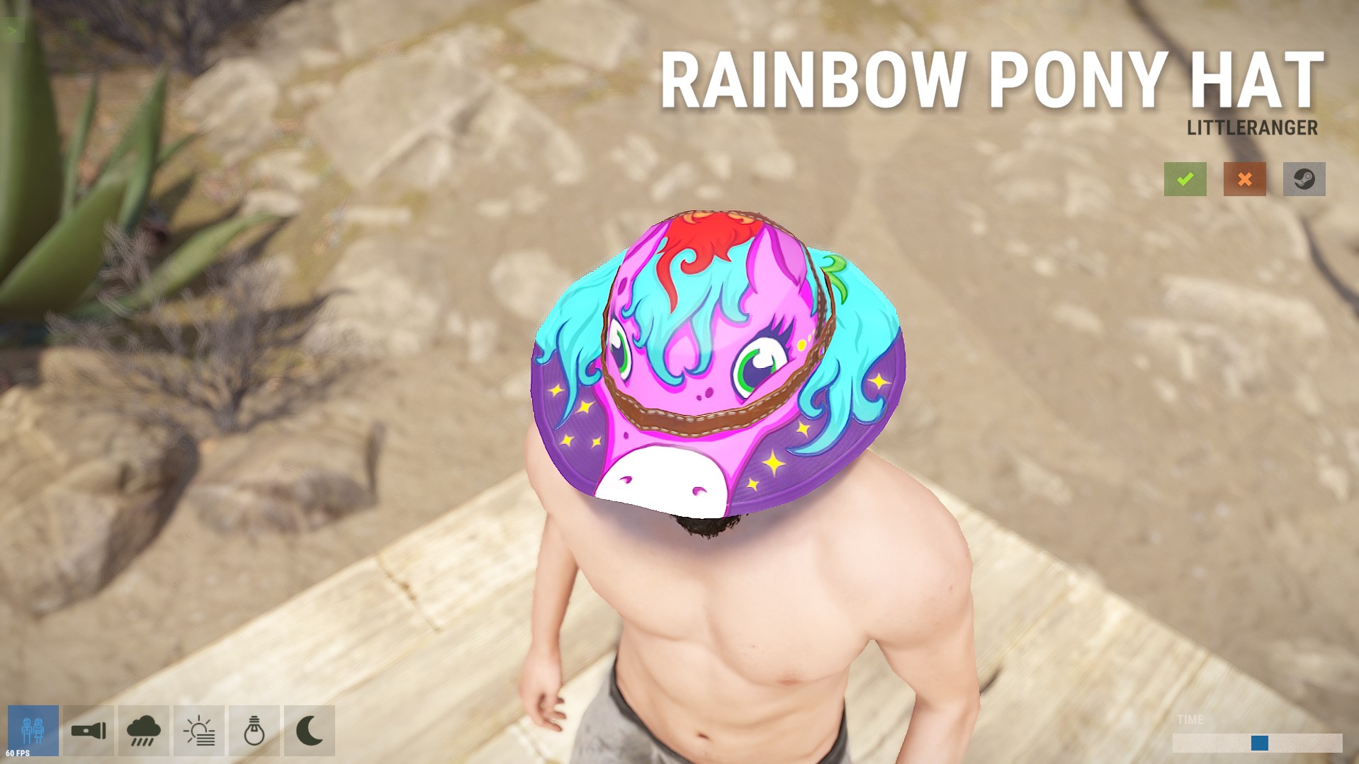 Rainbow Pony Boonie