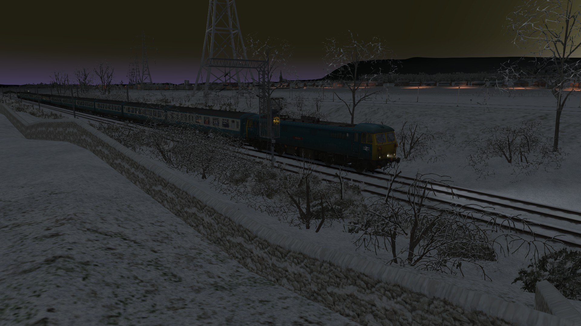 [HS]-Southbound Boat Train, Part 3 (Class 87)