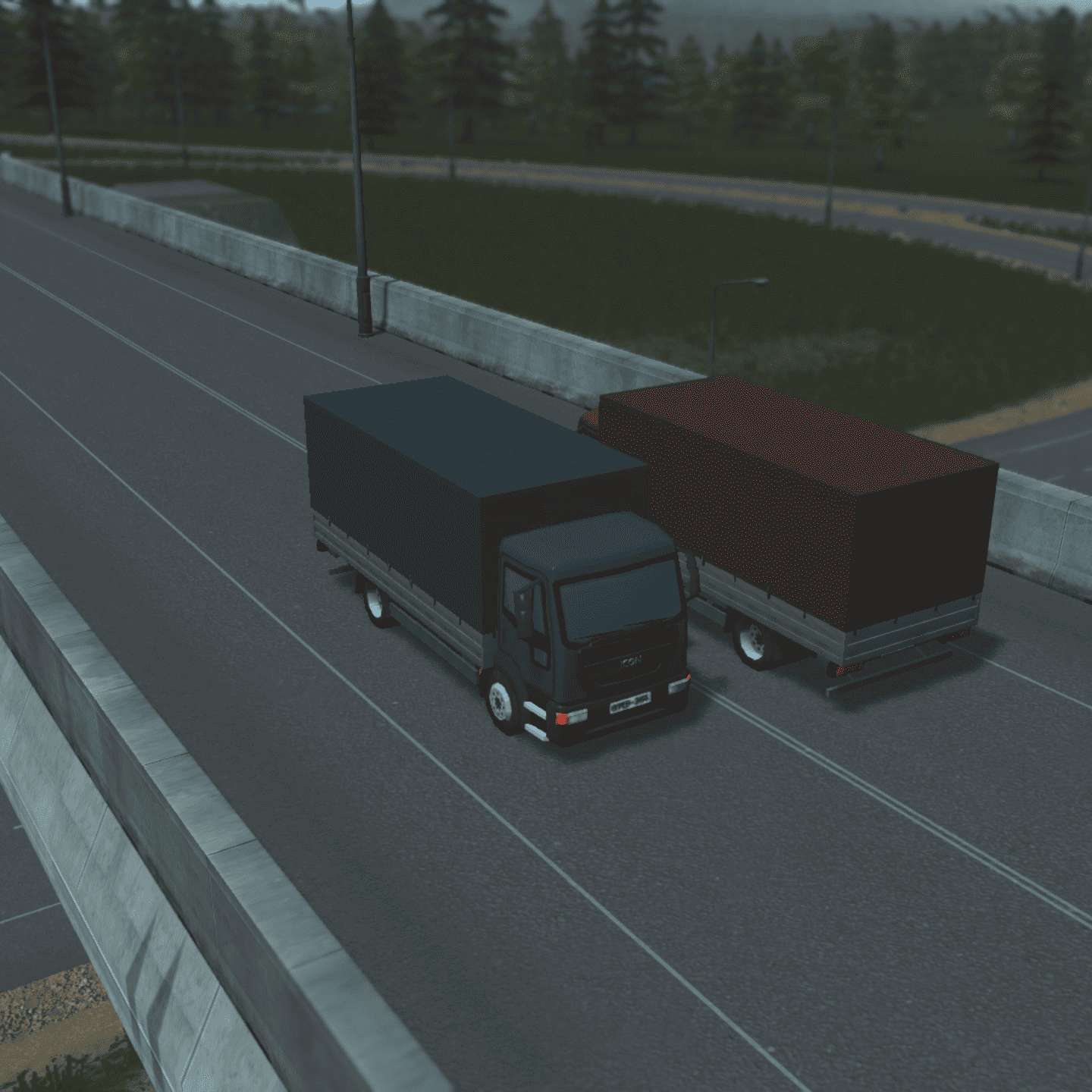 Curtain Truck [Forestry]