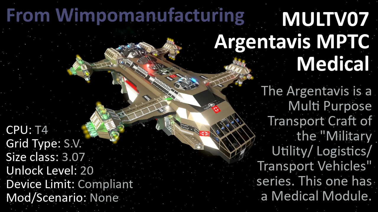 MULTV07 Argentavis MPTC with Medical Module preview