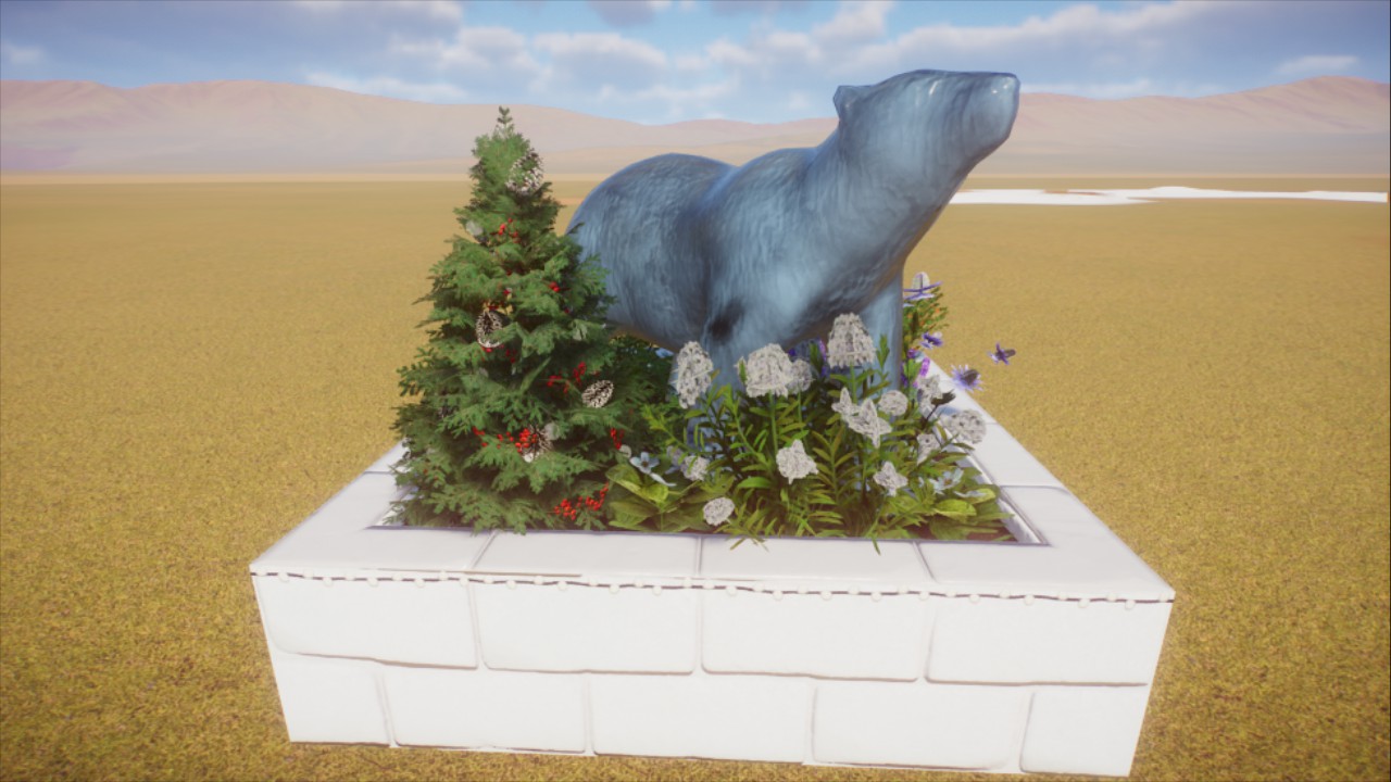 Polar Bear Planter