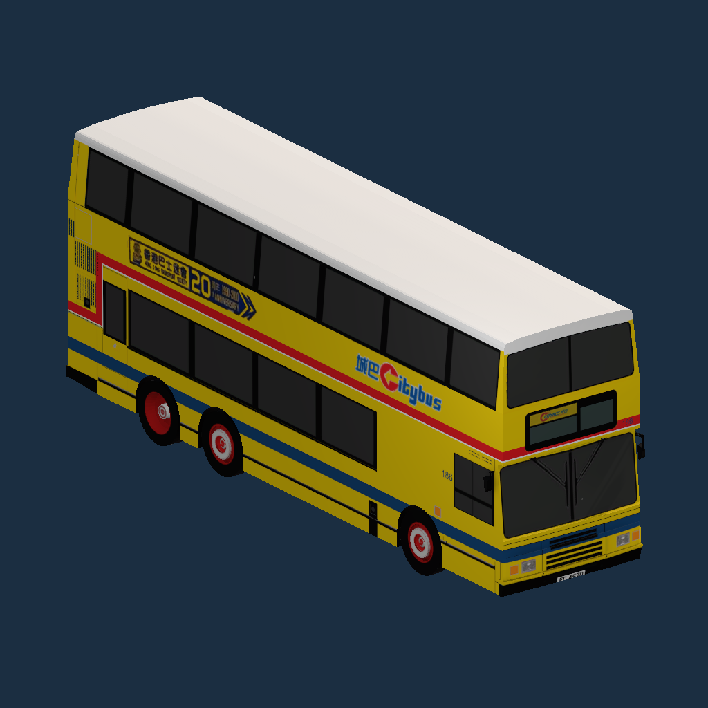 CTB Leyland Olympian 11M ALX Body 80's color