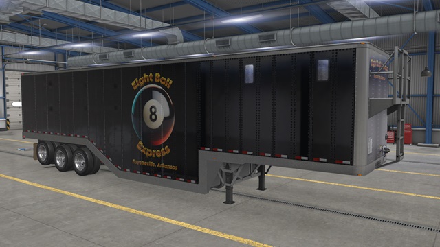 Eight Ball Express SCS Chip Van skin. All trailer configurations.