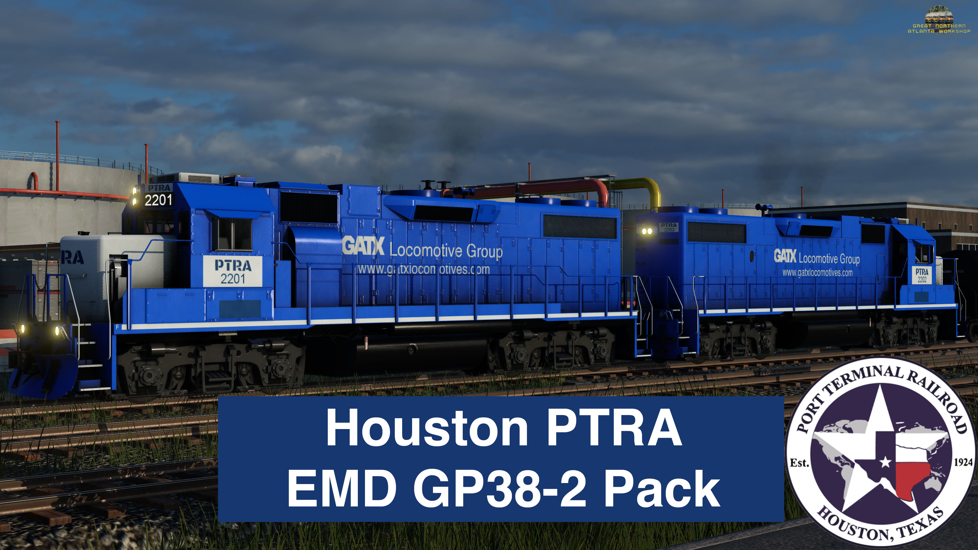 Port Terminal Railroad Association EMD GP38-2 Skin Pack