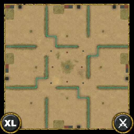 Simple flat XL 8 players v340 (for teams or all vs all)