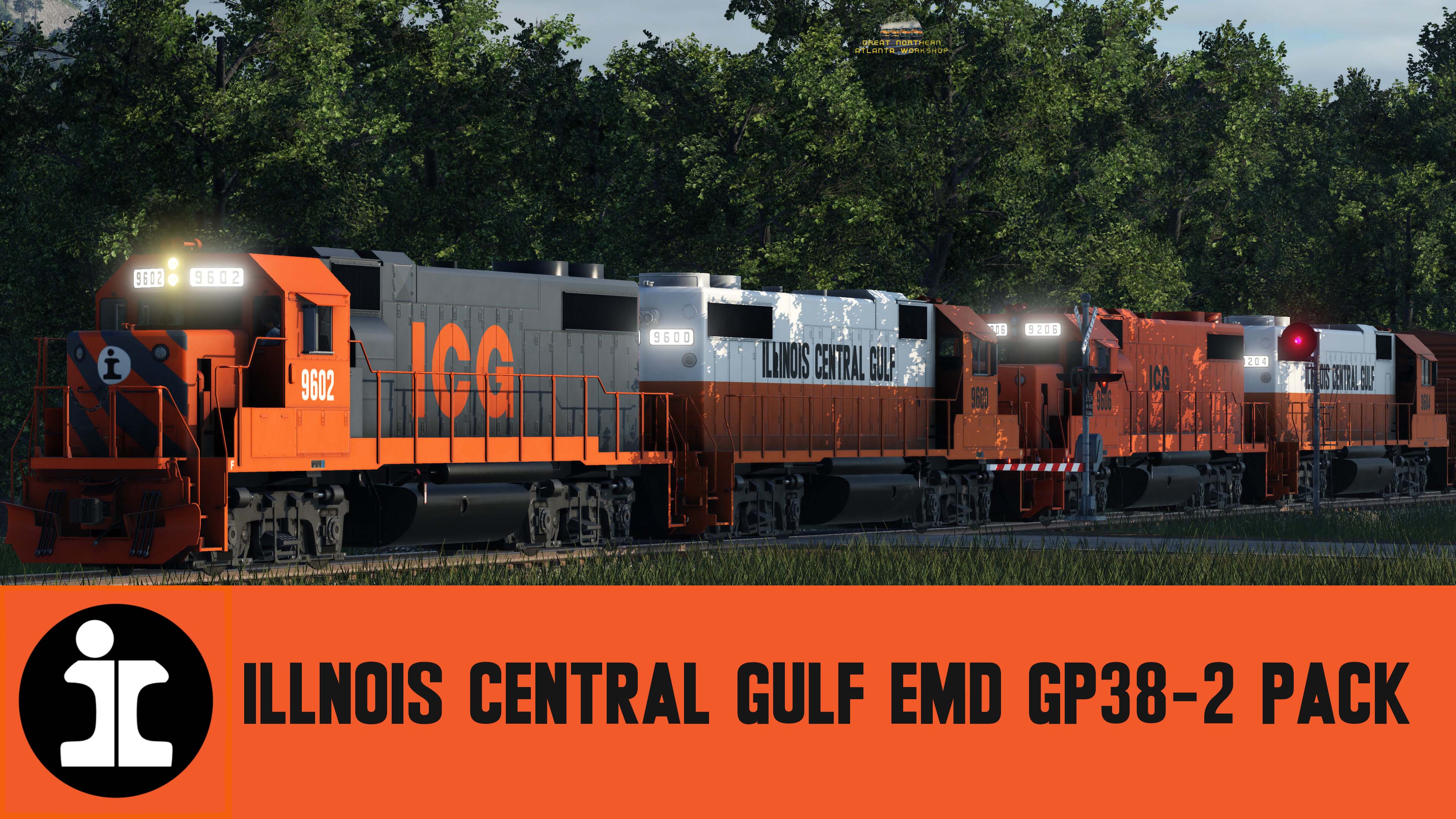 Illinois Central Gulf GP38-2 Pack