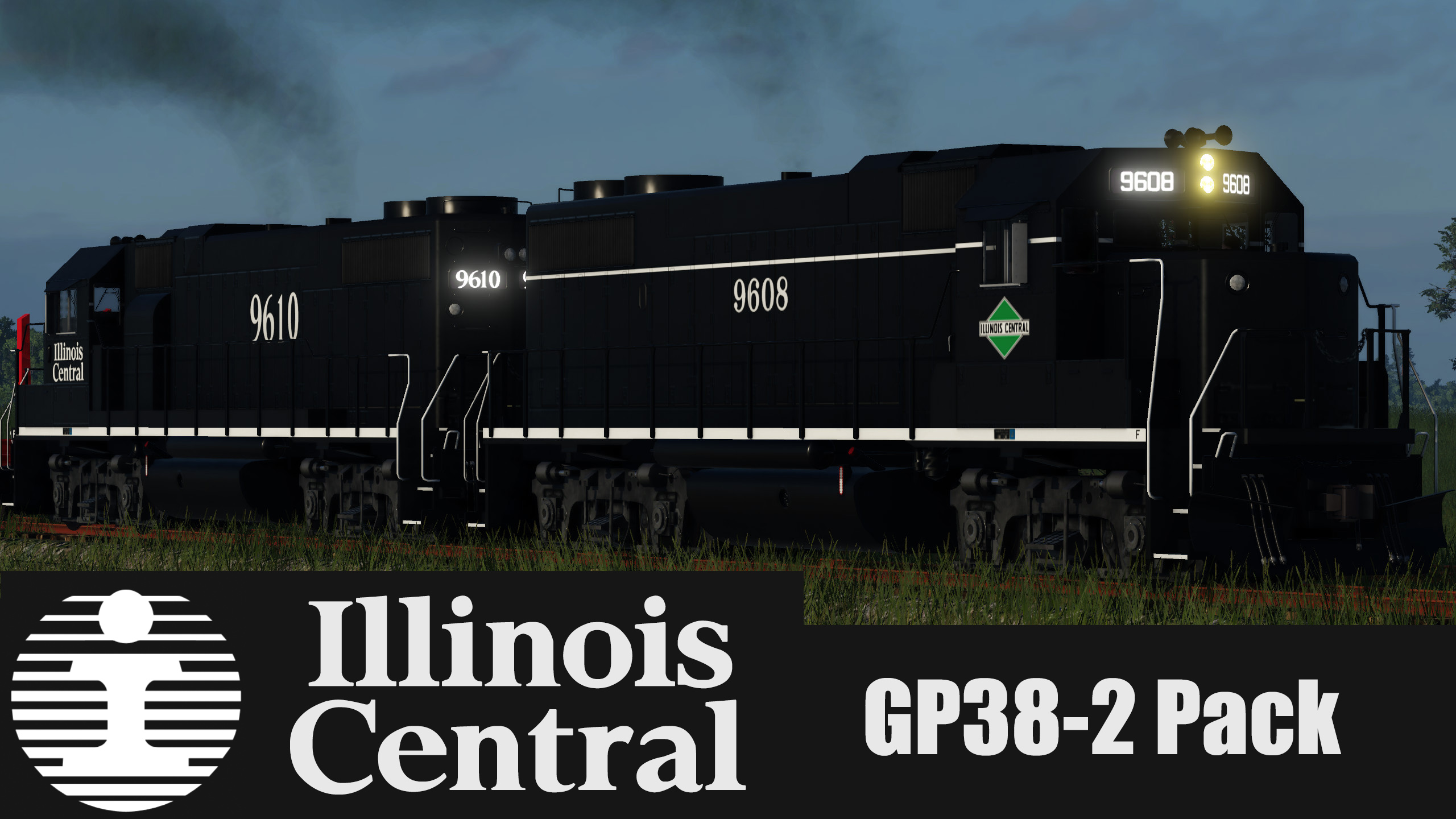 Illinois Central GP38-2 Pack