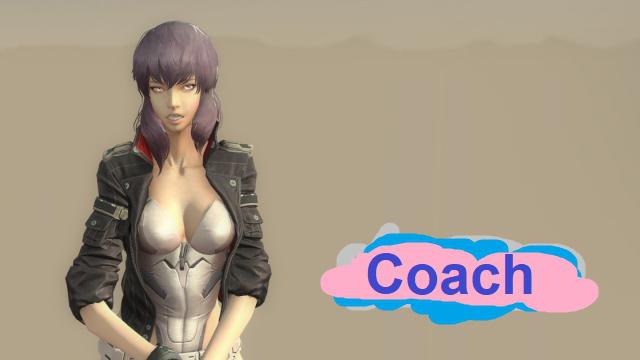 Motoko Kusanagi Updated (Replace Coach)
