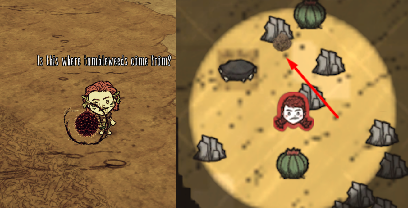 Tumbleweed Spawners Display – Don't Starve Together Mod