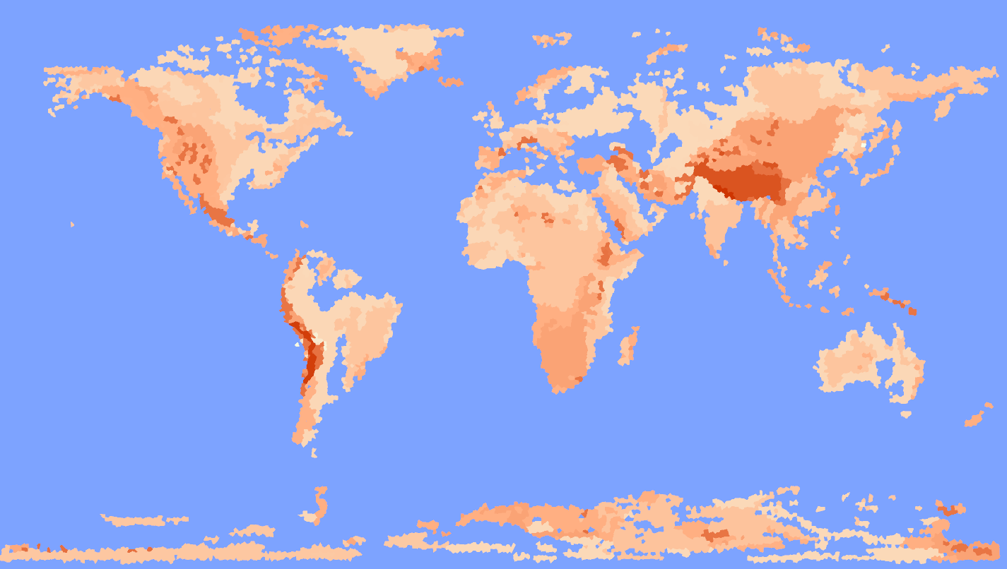 world map without polar ice version 1