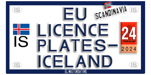 EU Licence Plates - #29 Iceland