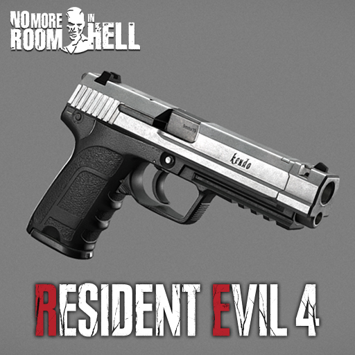RE4 Remake H&K USP9 Custom "Silver Ghost" (Beretta 92FS)
