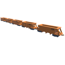 M.O.W Ballast Railcars