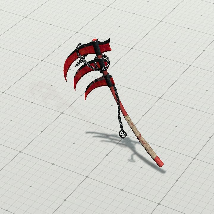 Scythe, Triple-bladed (Upright)