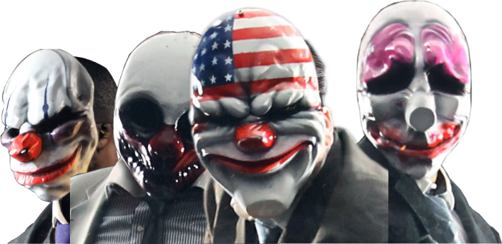 Payday 2 Heisters InfectionHUD Portrait Pack for L4D2 Survivors