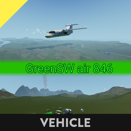 Dash-8 q100 GreenSW(destructible)
