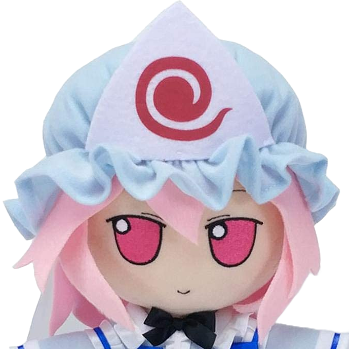 Yuyuko [Fumo] (Touhou) InfectionHUD Portrait - Zoey
