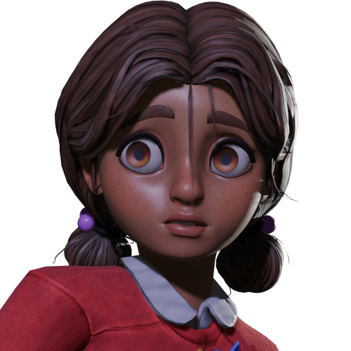 Cassie (Security Breach) InfectionHUD Portrait - Rochelle