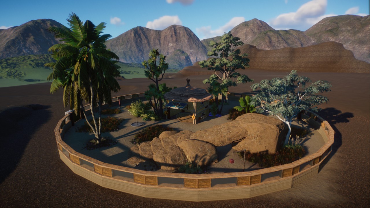 red kangaroo enclosure