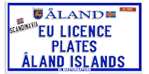 EU Licence Plates - #28 Aland Islands