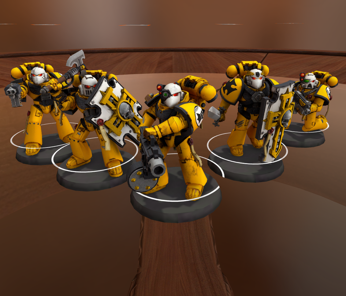 40k Deathwatch Veteran Killteam (Imperial Fists)