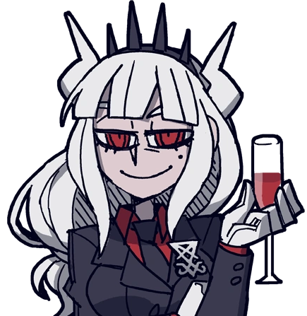 Lucifer (Helltaker) InfectionHUD Portrait - Zoey
