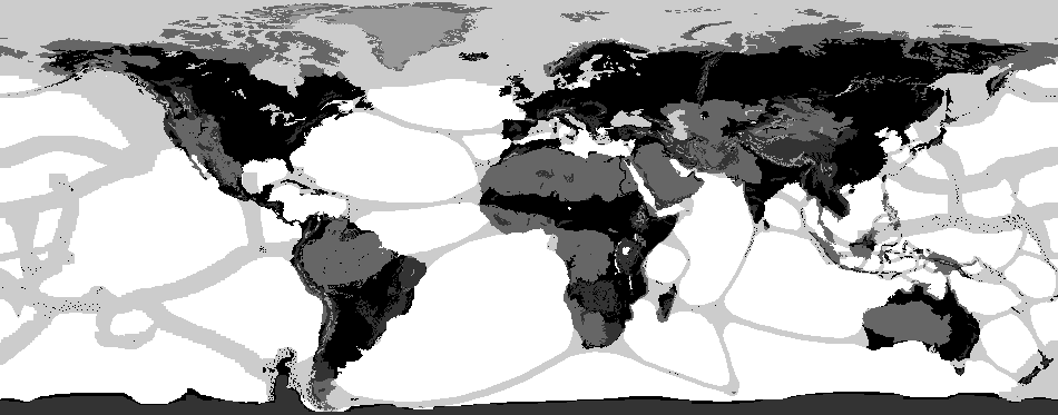 Better World Map (Without Countries)