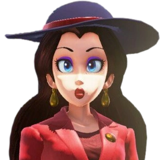 Mayor Pauline (Super Mario Odyssey) InfectionHUD Portrait - Zoey
