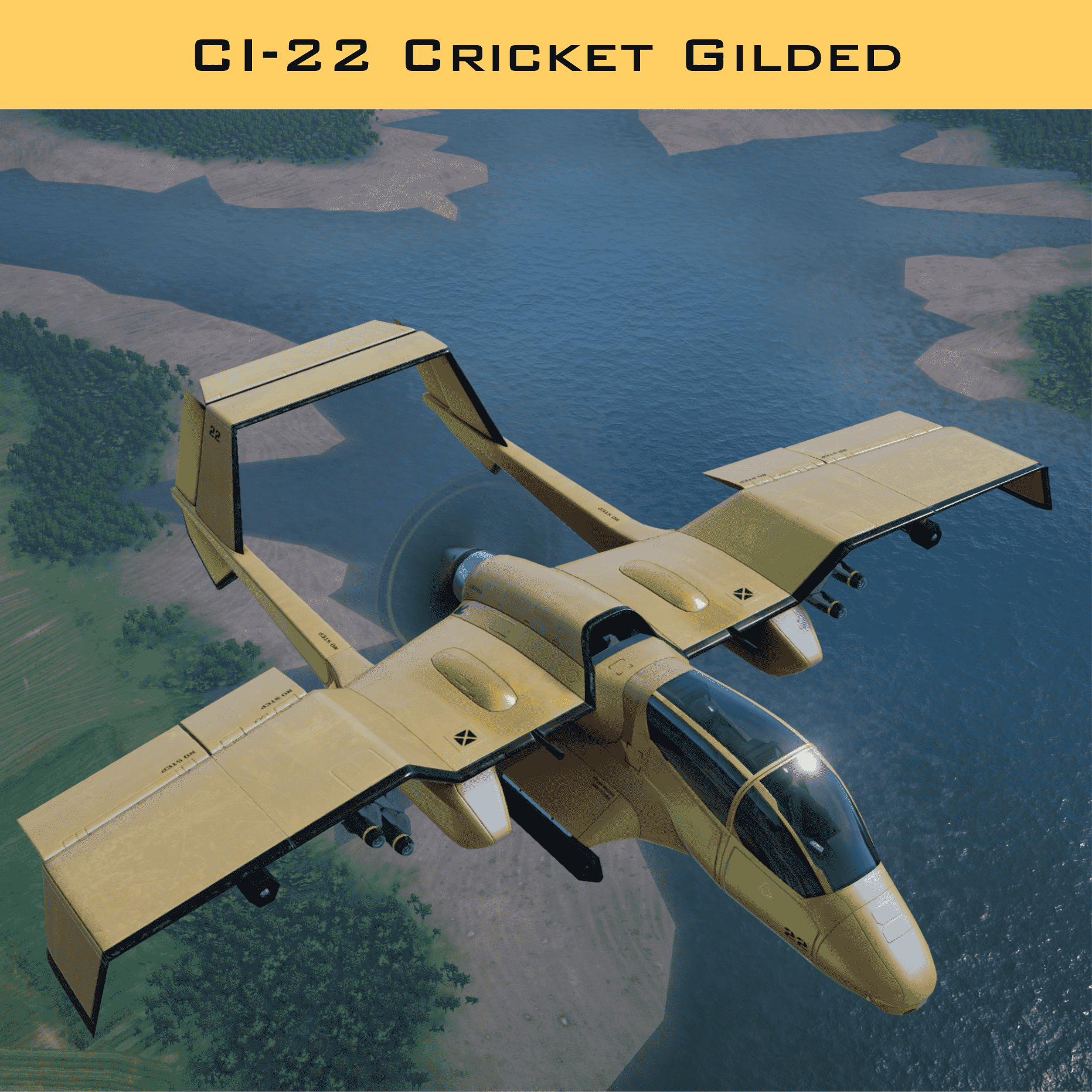 CI-22 Cricket Gilded
