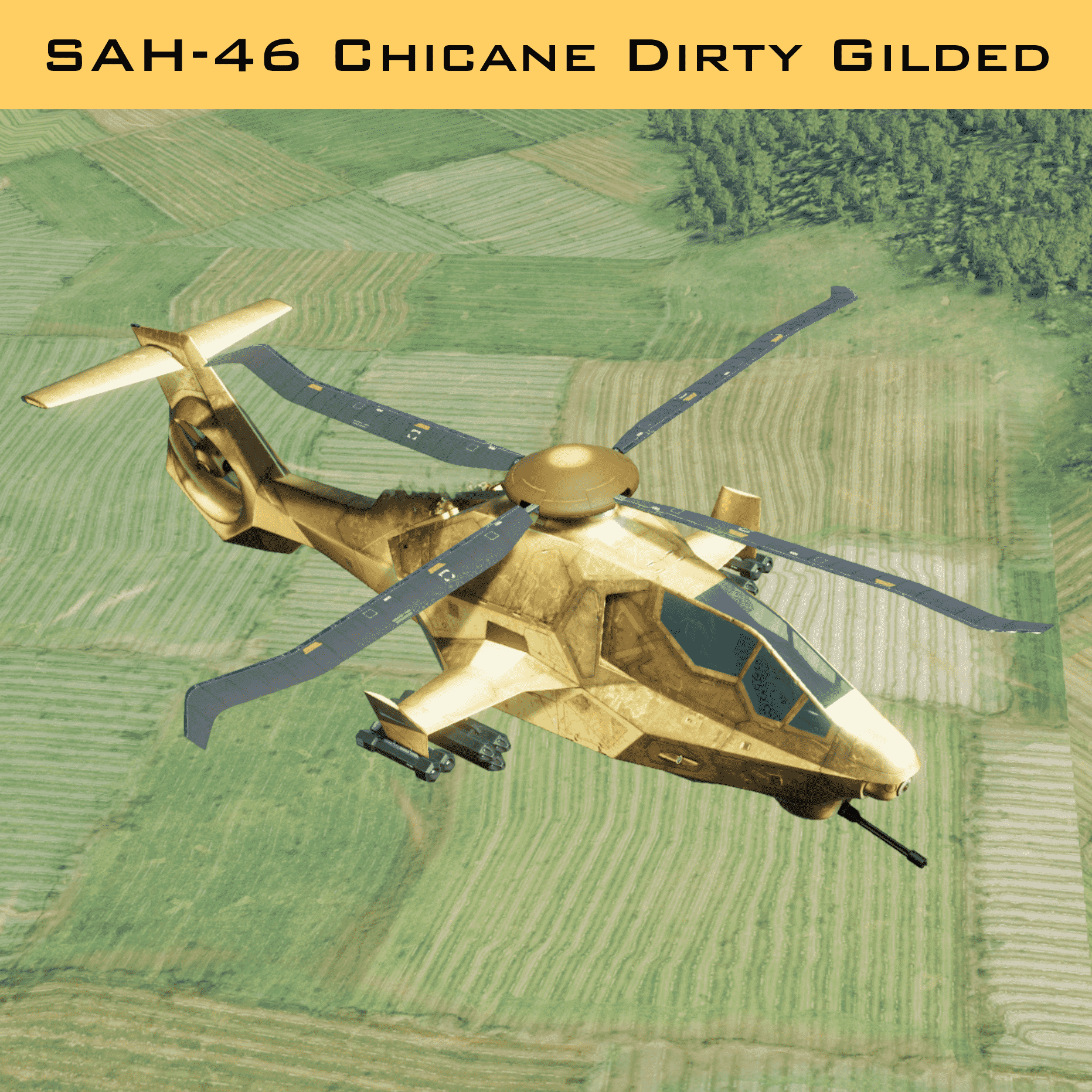 SAH-46 Chicane Dirty Gilded