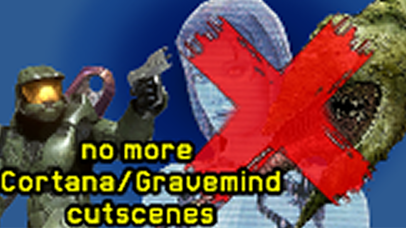 halo 3 no cortana // gravemind scenes