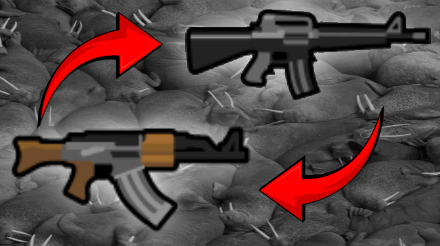 Ferret's Service Rifle Switcharoo mod preview for RimWorld