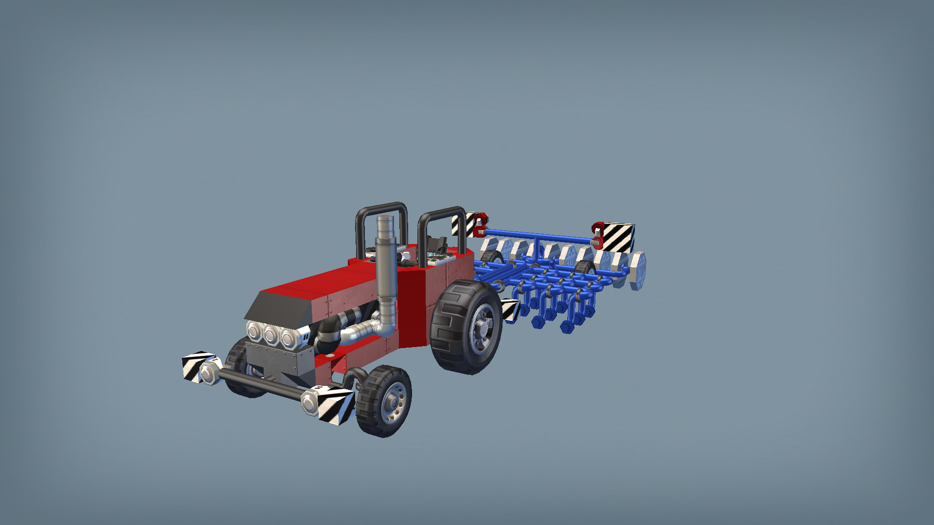 Small tractor 01 (cultivator trailer)