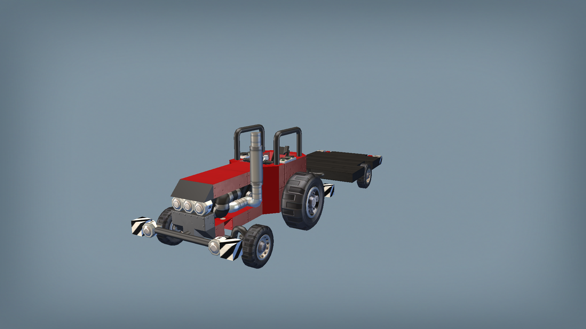 Small tractor 01 (cargo trailer)