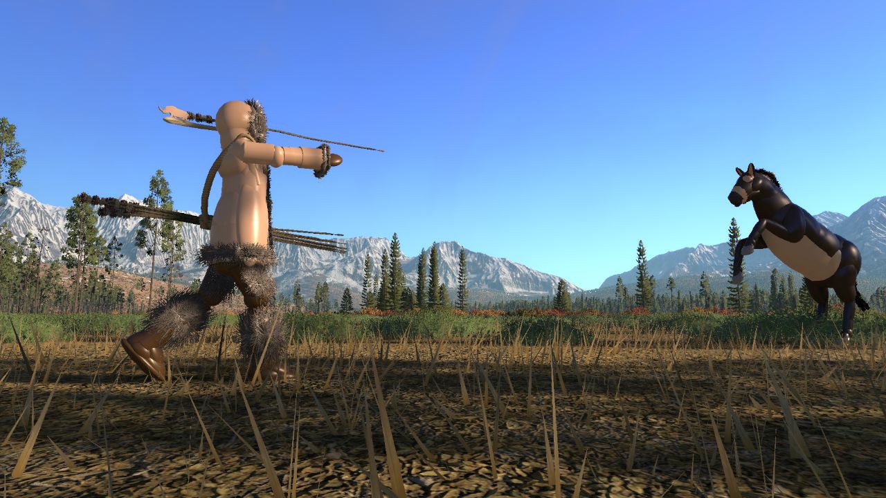 Prehistoric Man - Magdalenian Atlatl Hunter