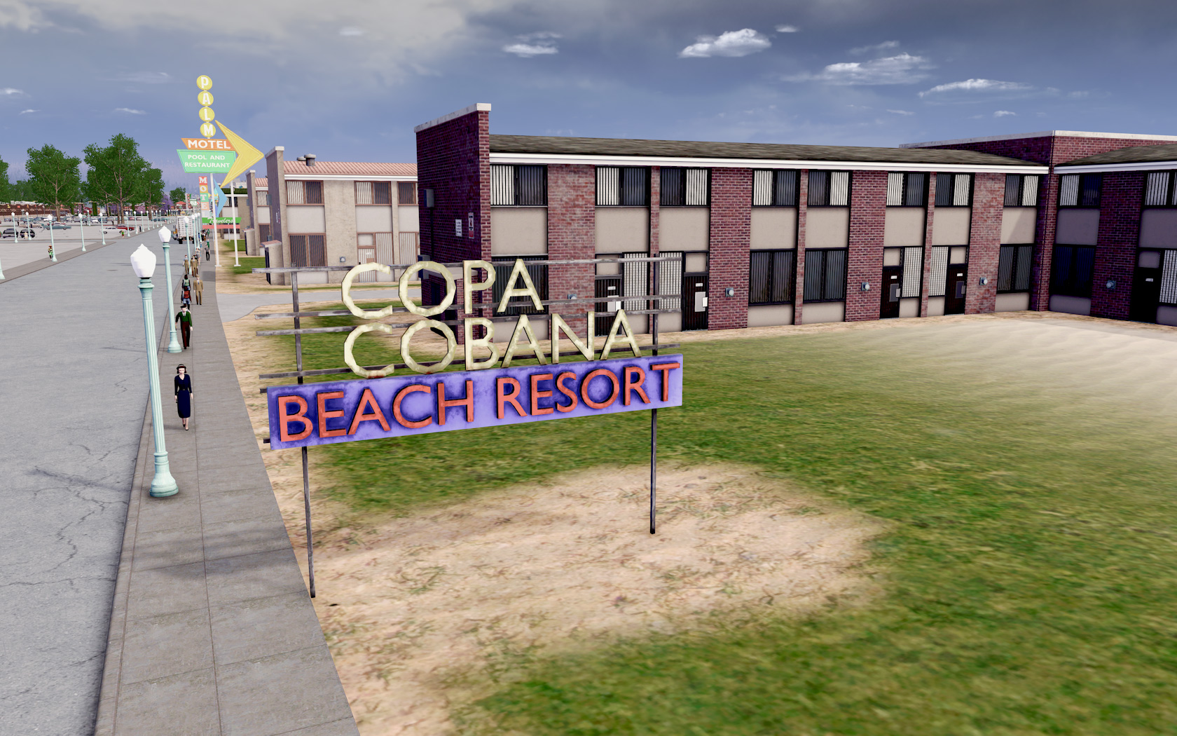Copa Cabana Beach Resort Sign