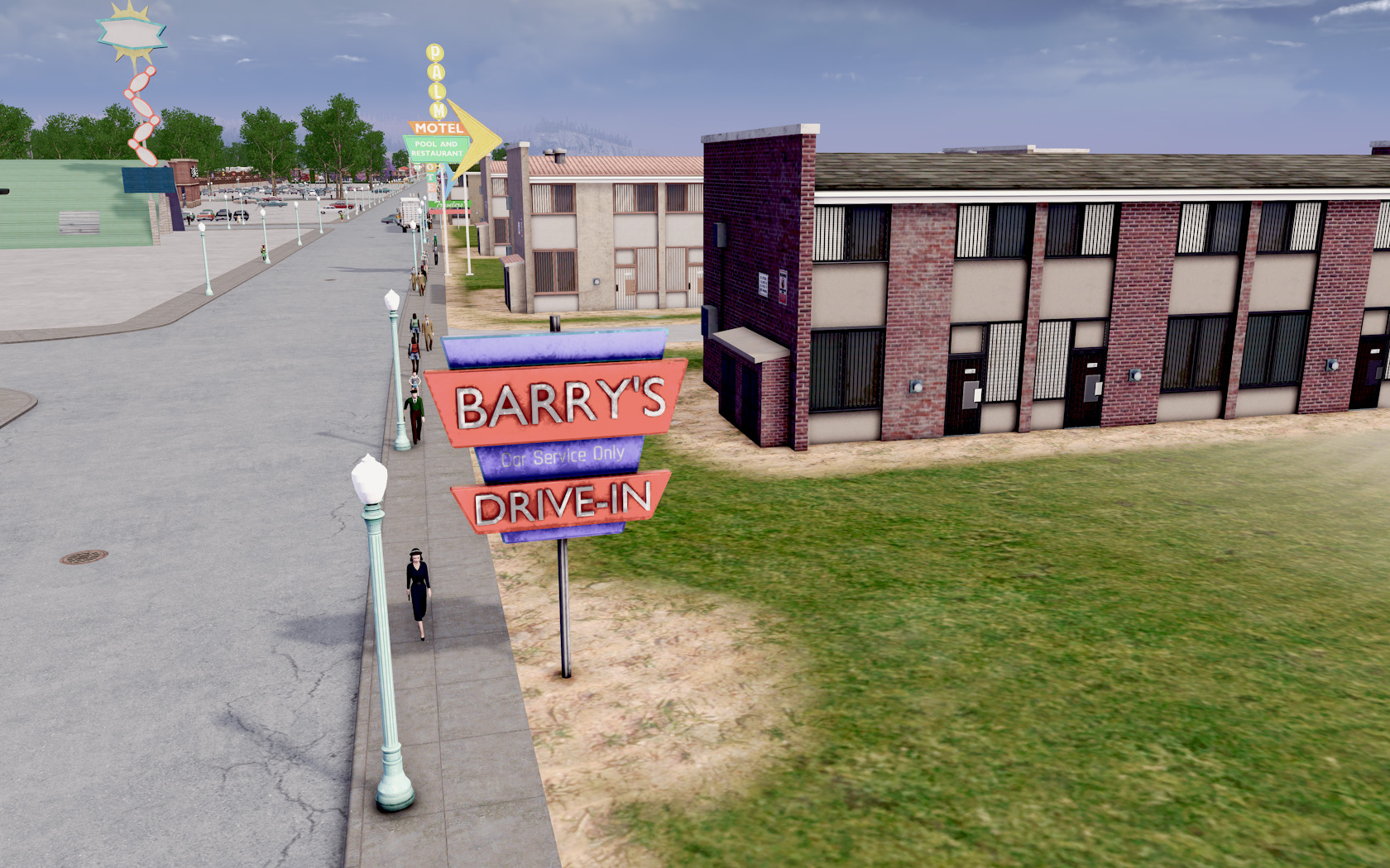 Barry Drive In Sign