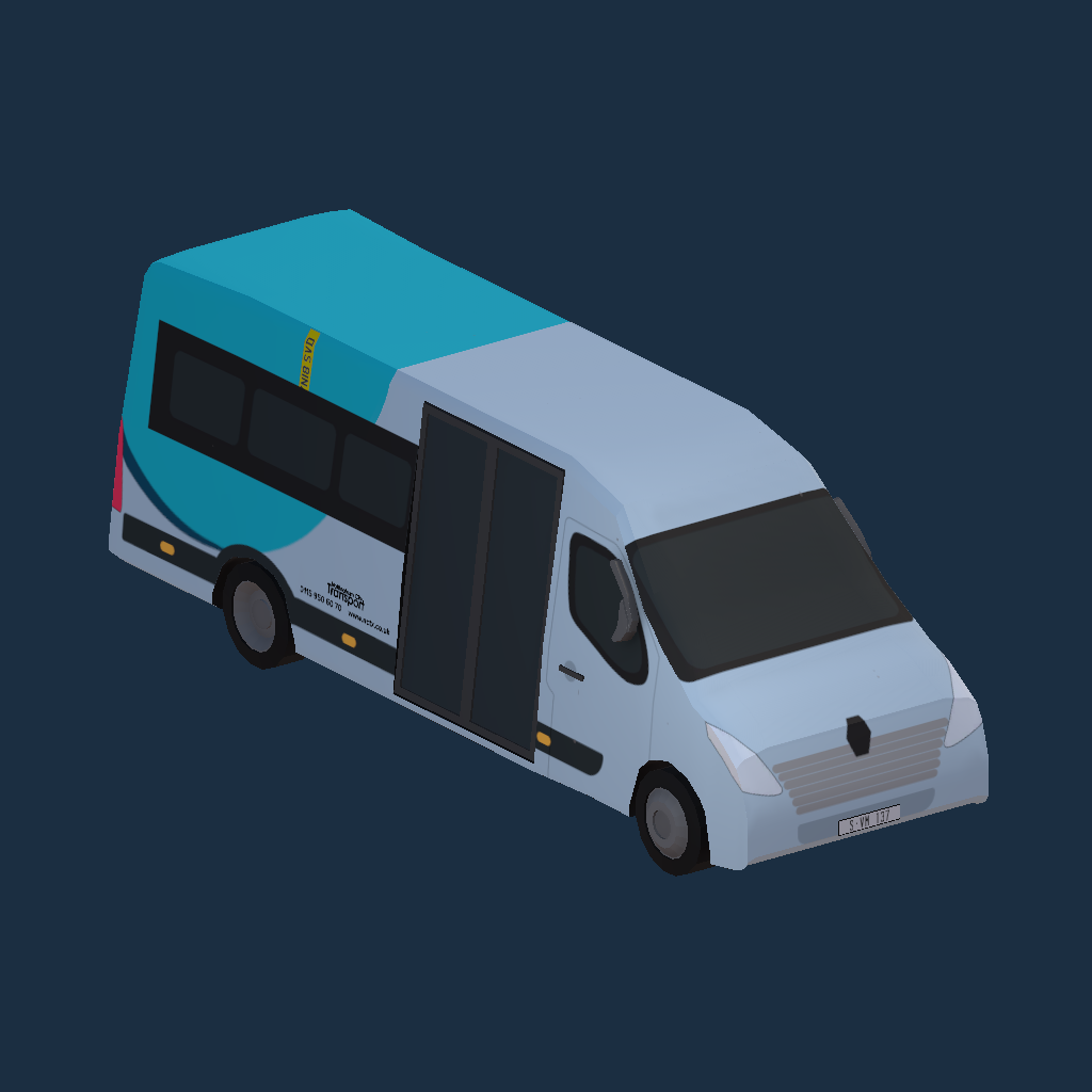 NCT Silver Spare master minibus preview