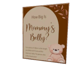 Teddy Bear Baby Shower Leaning Signs