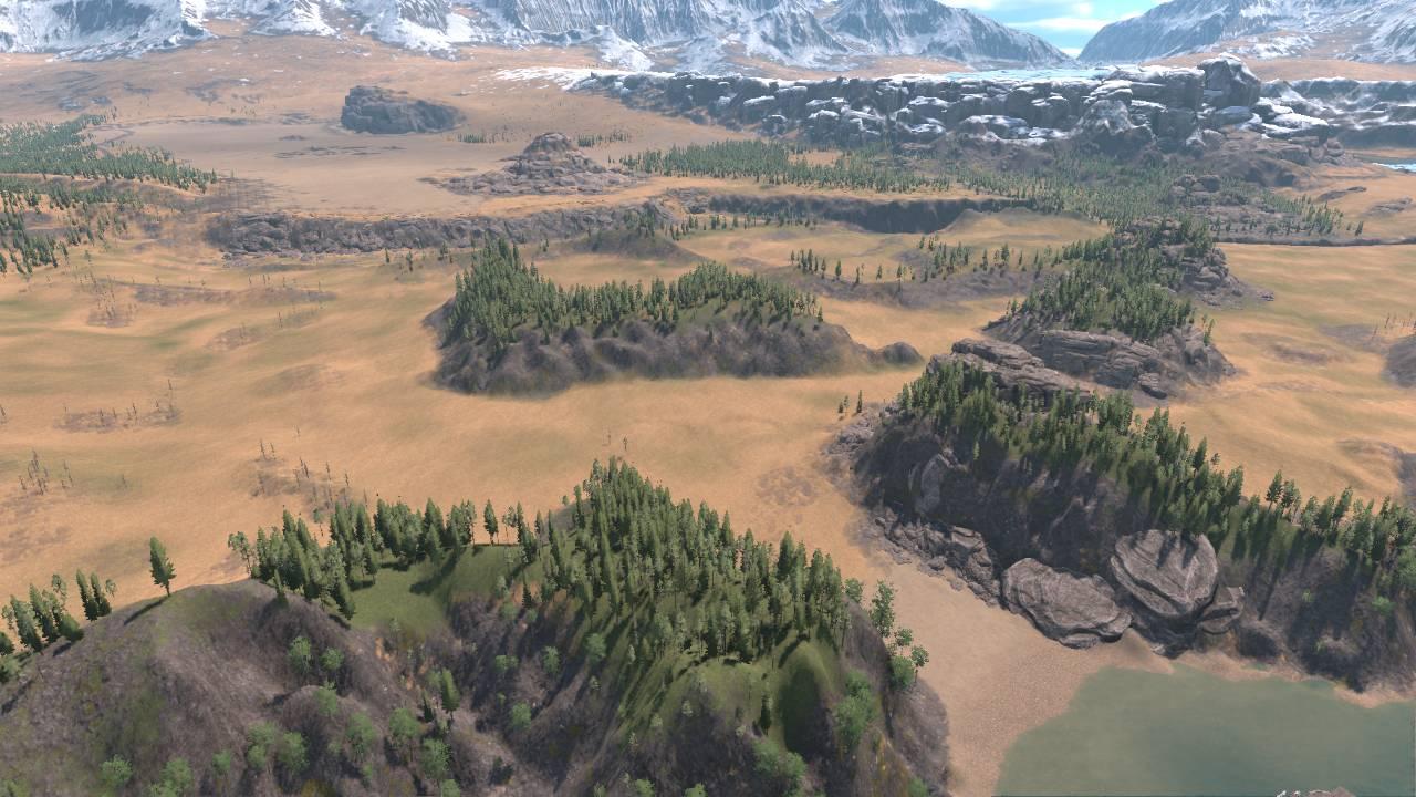 Terraformed boreal map BY Edhelluin