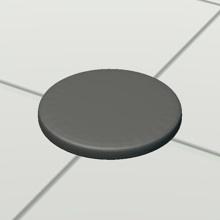Tiddlywinks, game counter or candy