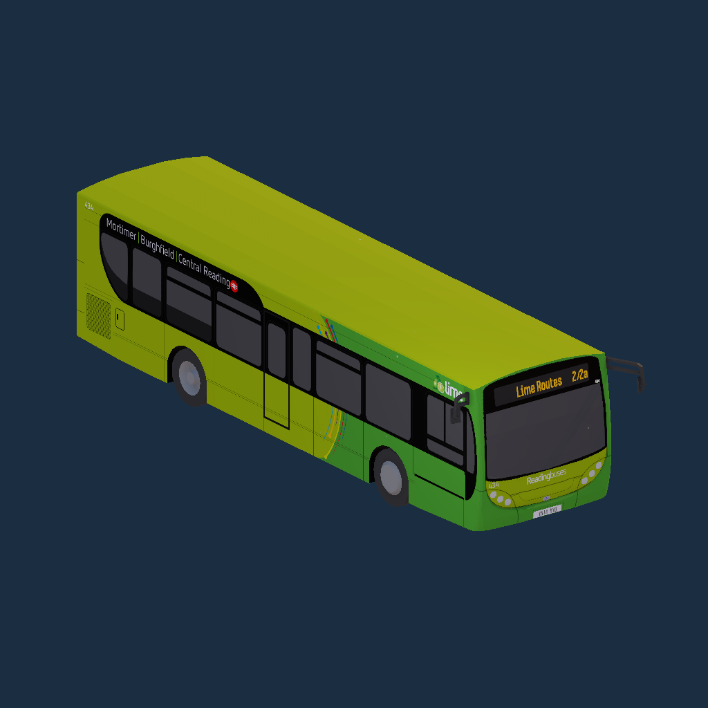 Reading Buses 434 YN14 MYD Lime Routes Livery